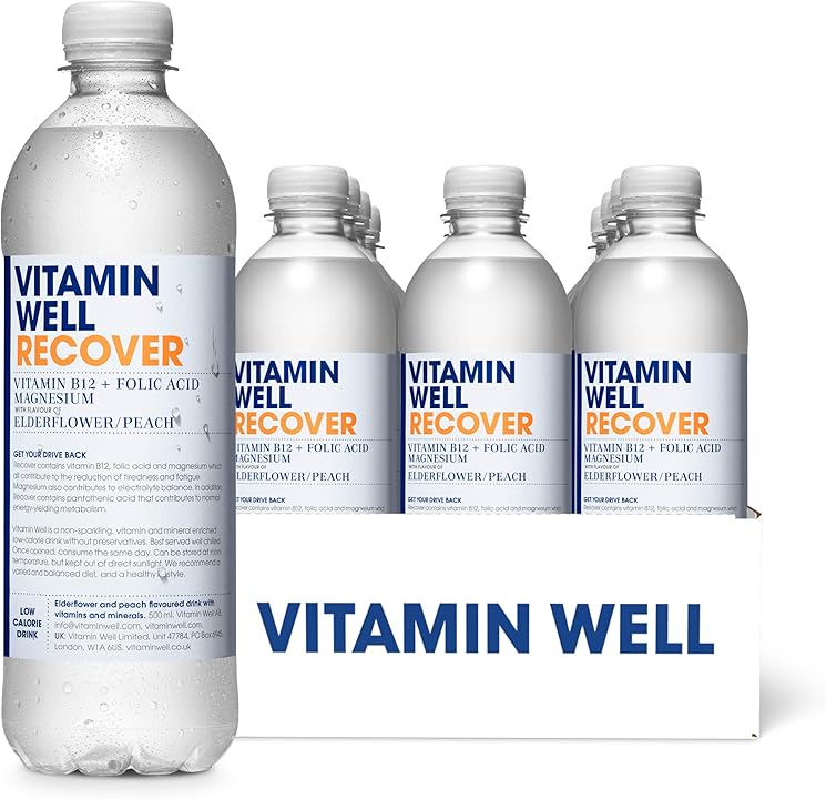 RECOVER - ELDERFLOWER & PEACH<BR>(CASE OF 12)
