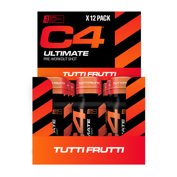 C4 ULTIMATE PRE WORKOUT SHOTS (CASE OF 12)
