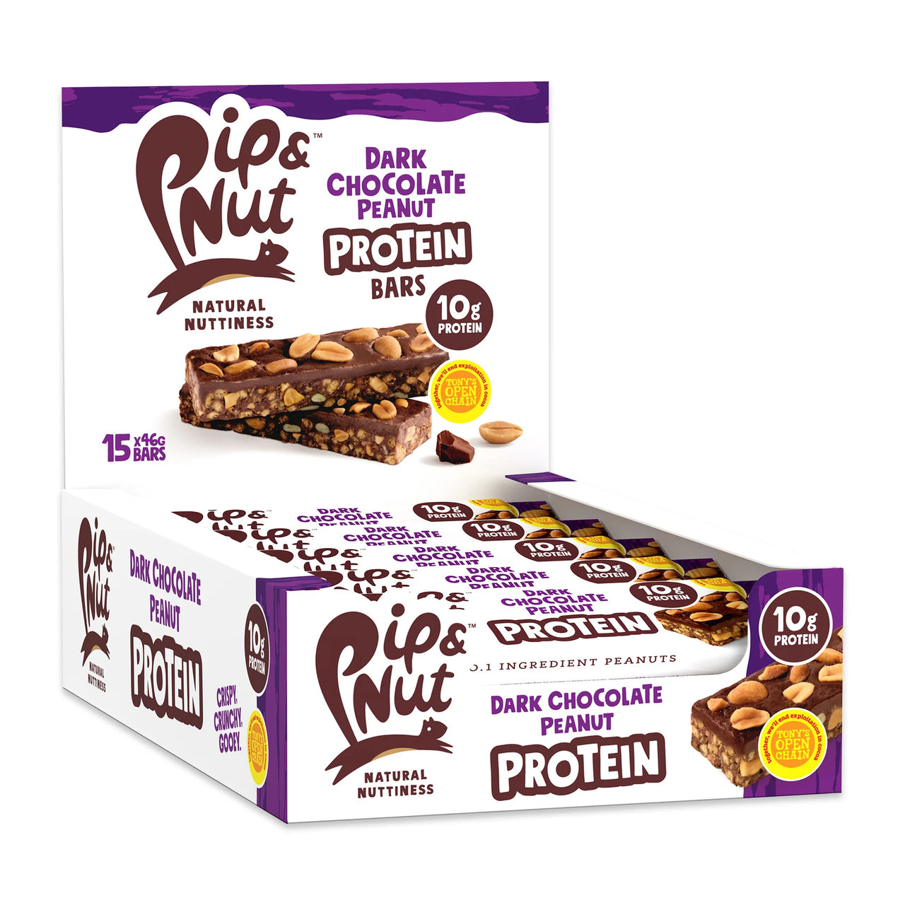 DARK CHOCOLATE PEANUT PROTEIN BARS (CASE OF 15)