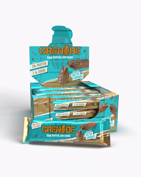 GRENADE CHOCOLATE CHIP SALTED CARAMEL<BR>(CASE OF 12)