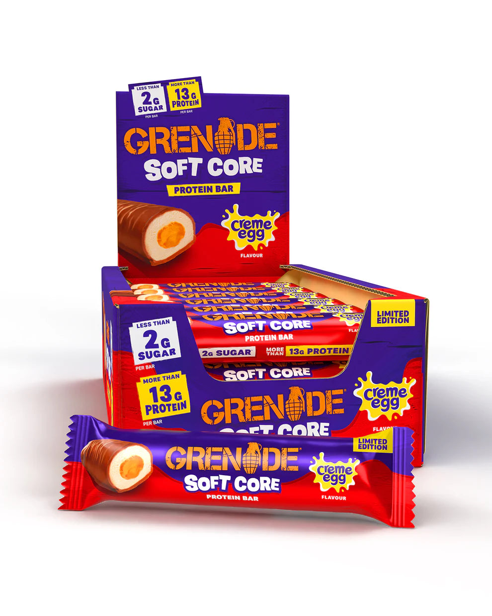 GRENADE CREME EGG<br>(CASE OF 18)<br>PRE ORDER FOR 23RD DECEMBER DELIVERY