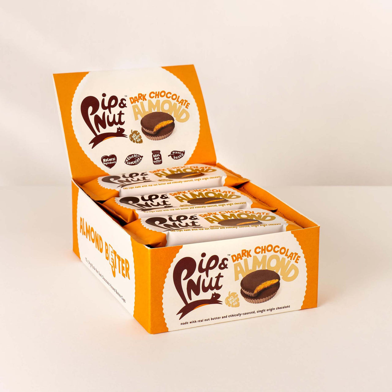 DARK CHOCOLATE ALMOND BUTTER CUPS<br>(CASE OF 15)
