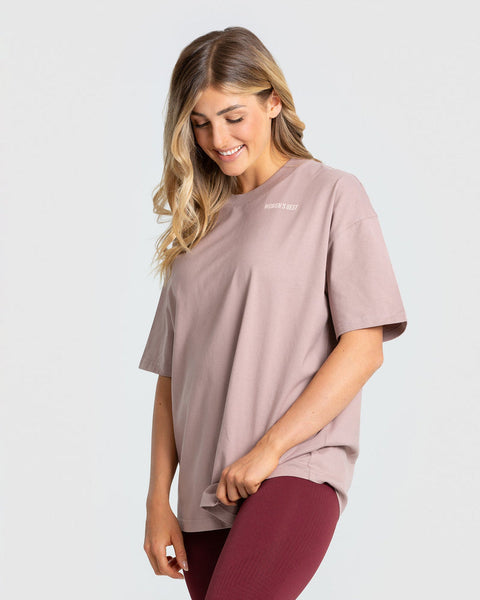 COMFORT OVERSIZED T-SHIRT | TAUPE