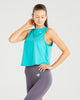 POWER TANK TOP | TURQUOISE
